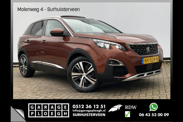 Peugeot 3008 1.6 e-165PK Autom Premium Trekhaak Adapt-Cruise Pano Leer/stof 360Cam!