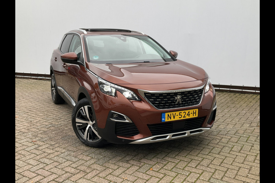 Peugeot 3008 1.6 e-165PK Autom Premium Trekhaak Adapt-Cruise Pano Leer/stof 360Cam!