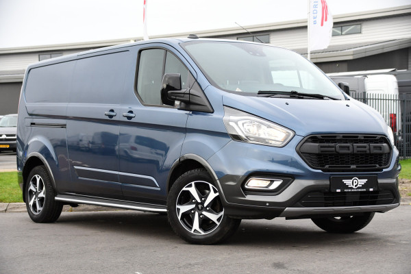 Ford Transit Custom 300 2.0 TDCI L2H1 Active Camera, Cruise, Carplay, 2 x Schuifdeur, Trekhaak, Leder, LED, Sensoren, 130PK, UNIEK!