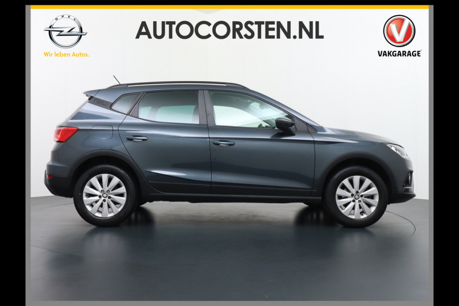 Seat Arona 1.0 TSI Navi LMV 16" ECC Trekhaak Apple Android PDC DAB Cruise Control LED Dagrijverlichting LED Achterlichten Privacy Glass Key Style Business Intense