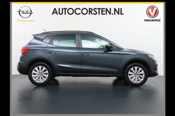 Seat Arona 1.0 TSI Navi LMV 16" ECC Trekhaak Apple Android PDC DAB Cruise Control LED Dagrijverlichting LED Achterlichten Privacy Glass Key Style Business Intense