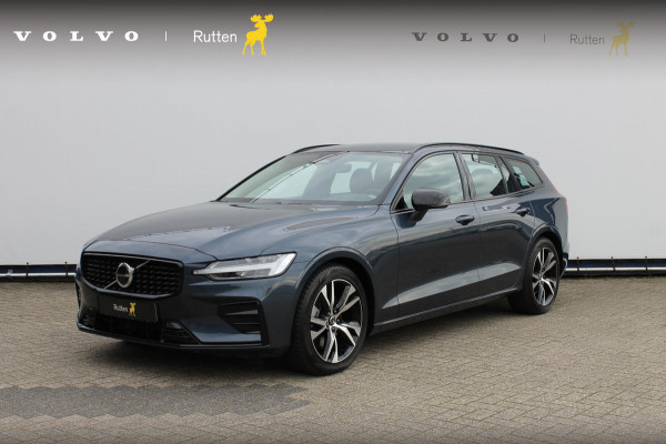 Volvo V60 B4 197pk automaat Plus Dark / Dode hoekherkenning (BLIS) / Adaptive cruise control / Google infotainment incl navigatie / Semi elektrische wegklapbare trekhaak /