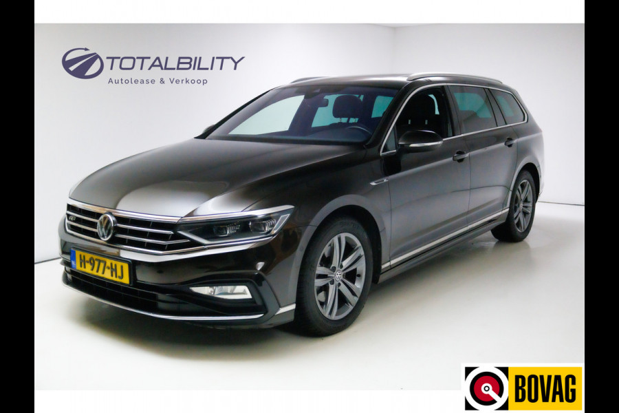 Volkswagen Passat Variant 1.5 TSI Elegance Business R 150 PK Panoramadak, Travel-assist, Stoelverw, Half leer/alcan, Camera, Navigatie, Trekhaak