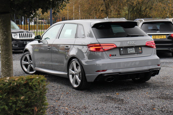 Audi RS 3 SPORTBACK 2.5 TFSI Quattro 400 PK Nardo Grey Dealer o.h Keyless Camera Leder PDC 19''