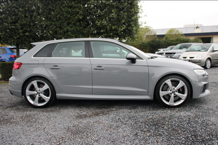 Audi RS 3 SPORTBACK 2.5 TFSI Quattro 400 PK Nardo Grey Dealer o.h Keyless Camera Leder PDC 19''