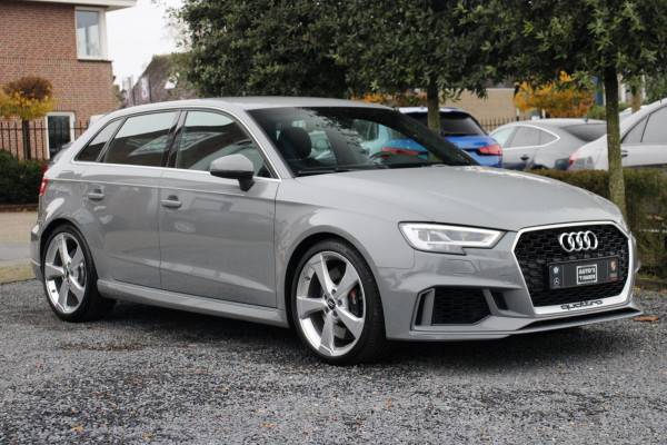 Audi RS 3 SPORTBACK 2.5 TFSI Quattro 400 PK Nardo Grey Dealer o.h Keyless Camera Leder PDC 19''