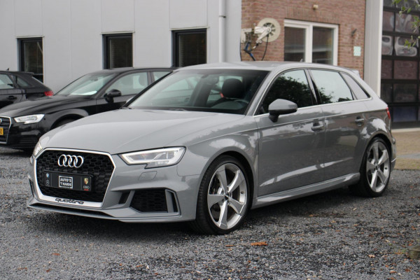 Audi RS 3 SPORTBACK 2.5 TFSI Quattro 400 PK Nardo Grey Dealer o.h Keyless Camera Leder PDC 19''