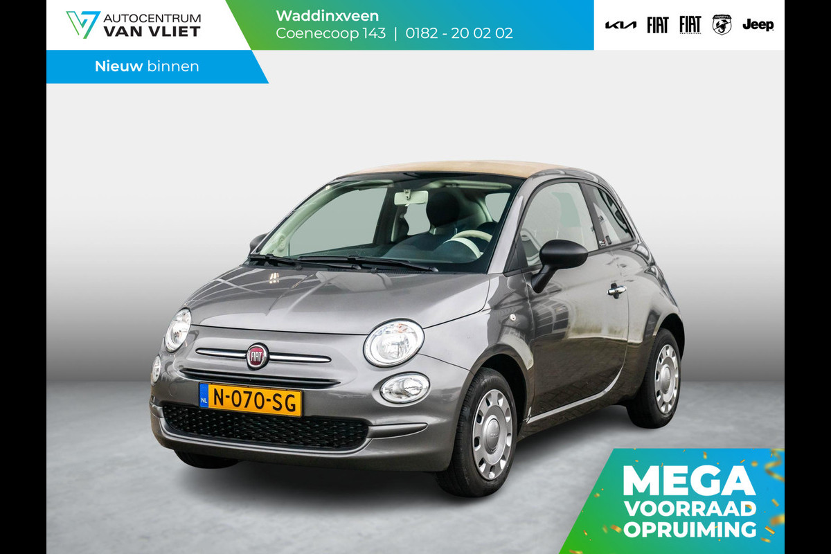 Fiat 500C 1.0 Hybrid Cult | Airco | Zeer weinig km! |