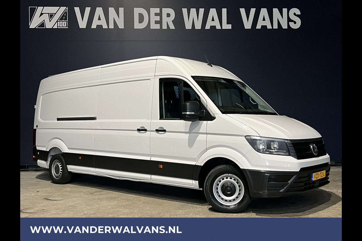 Volkswagen Crafter 2.0 TDI 141pk L4H3 L3H2 Euro6 Airco | 3000kg trekhaak | Cruisecontrol Parkeersensoren, Bijrijdersbank