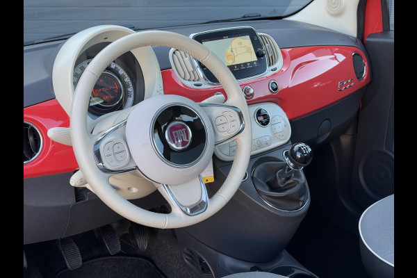 Fiat 500 1.2 Lounge 2e Eigenaar,Navi,Panoramadak,Bluetooth,Cruise,PDC,LM Velgen,APK bij Aflevering