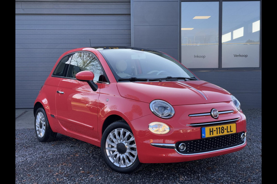 Fiat 500 1.2 Lounge 2e Eigenaar,Navi,Panoramadak,Bluetooth,Cruise,PDC,LM Velgen,APK bij Aflevering