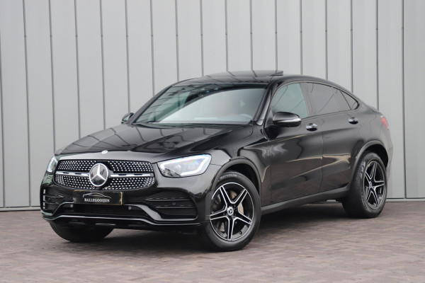 Mercedes-Benz GLC Coupé 200d AMG | 4-Matic | Aut9 | Schuifdak | Sfeerverlichting | Burmester | Multibeam | Keyles-go | Air-balance | Leder | Stoel