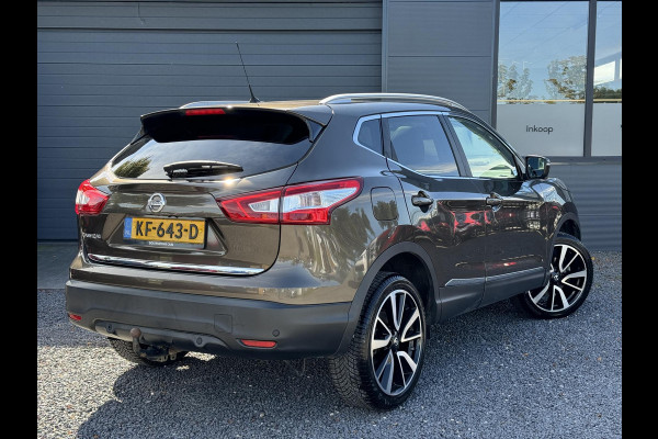 Nissan QASHQAI 1.2 Tekna 2e Eigenaar,Navi,Clima,Cruise,360 Camera,Trekhaak,Leder,N.A.P,APK bij Aflevering