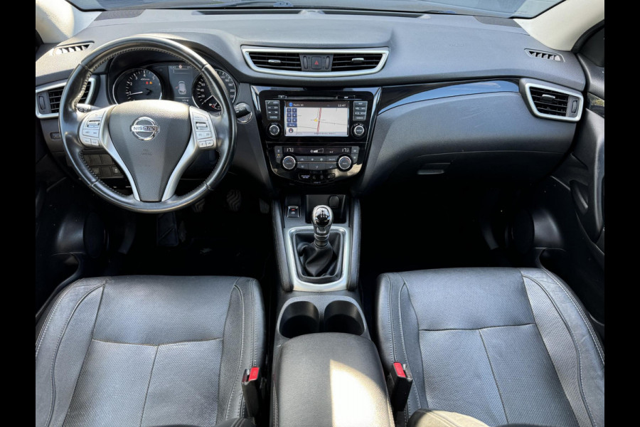 Nissan QASHQAI 1.2 Tekna 2e Eigenaar,Navi,Clima,Cruise,360 Camera,Trekhaak,Leder,N.A.P,APK bij Aflevering