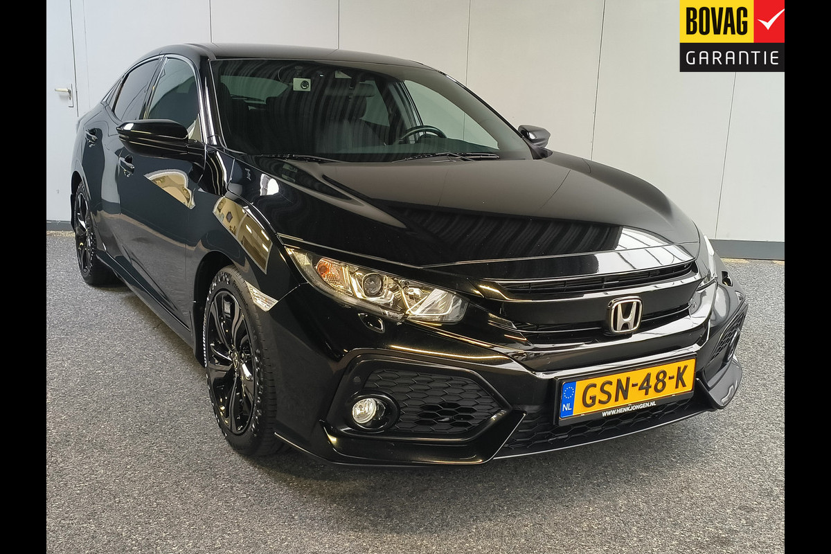 Honda Civic 1.0 i-VTEC Elegance AUTOMAAT uit 2018 Rijklaar + 12 maanden Bovag-garantie Henk Jongen Auto's in Helmond,  al 50 jaar service zoals 't hoort!