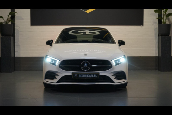 Mercedes-Benz A-Klasse 200 AMG AUTOMAAT Night Pakket-ACC+-ALCANTARA-AMBIANCE-DAB+KEYLESS-NAVI-PANO-MBUX-MULTIBEAM-WINTERPAKKET