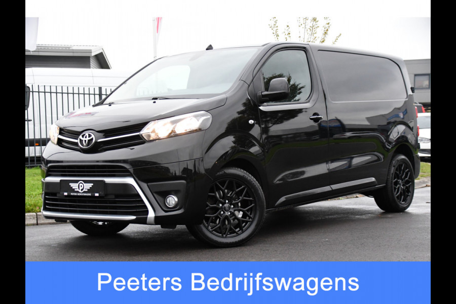 Toyota ProAce Worker 2.0 Black Edition Cruise, Sesnoren, Carplay, 122PK, Keyless, Clima, NAVI, UNIEK!