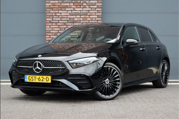 Mercedes-Benz A-Klasse 250 e AMG Line Aut8 | Distronic | Burmester | Keyless Go | Verwarmd Stuurwiel | Camera | Multibeam LED | Sfeerverlichting | Nightpakket | Zitcomfortpakket |