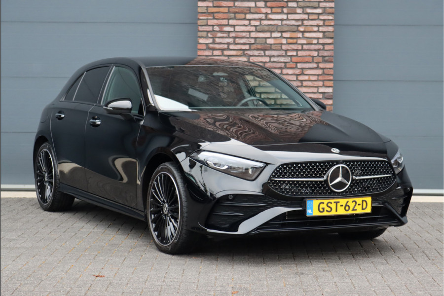 Mercedes-Benz A-Klasse 250 e AMG Line Aut8 | Distronic | Burmester | Keyless Go | Verwarmd Stuurwiel | Camera | Multibeam LED | Sfeerverlichting | Nightpakket | Zitcomfortpakket |