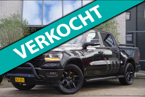 Dodge Ram 1500-5.7 V8 4X4 CREW CAB LARAMIE PANO, 22'' LMV, 3.5T TREKHAAK, LED, LEDER, STOEL/STUURVERWARMING