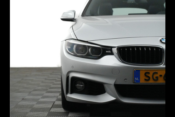 BMW 4 Serie Gran Coupé M-sport Aut8 (leer,panodak,xenon,keyless,stoelverwarming)