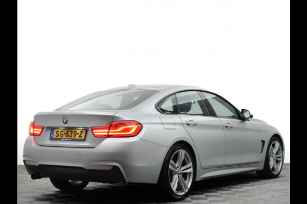 BMW 4 Serie Gran Coupé M-sport Aut8 (leer,panodak,xenon,keyless,stoelverwarming)