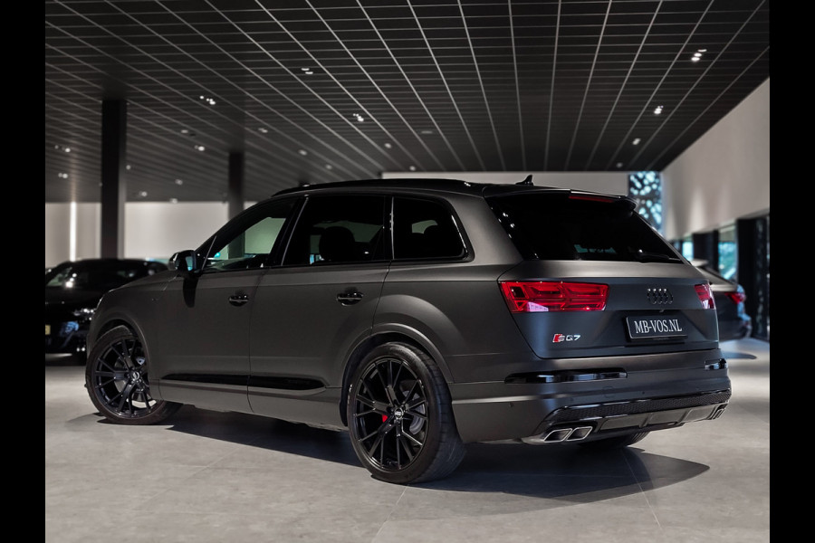 Audi Q7 4.0 TDI SQ7 Quattro Pro Line 7-Persoons Carbon|Wrap|HUD|Bose|Achterassturing