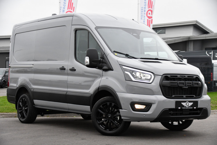 Ford Transit 350 2.0 TDCI L2H2 Limited PB Edition FACELIFT! Virtual, Adaptieve Cruise, 360 Camera, 165PK, Automaat, Sensoren, Trekhaak, Xenon, UNIEK!