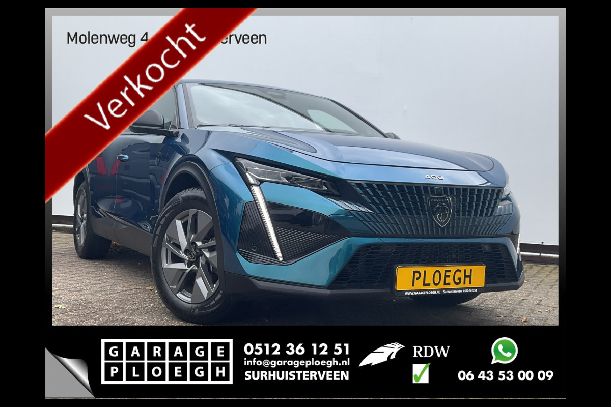 Peugeot 408 1.6 HYbrid GT 225 Aut8 PHEV 360cam Adap.Cruise Carplay!