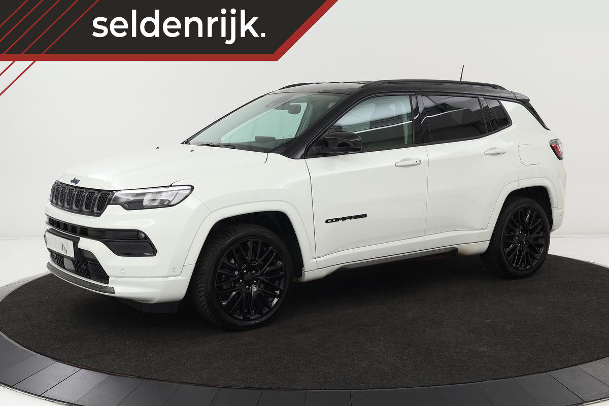 Jeep Compass 4xe 240 Plug-in S | Leder | 360 Camera | Stoel & stuurverwarming | Park Assist | Carplay | Adaptive Cruise | Navigatie