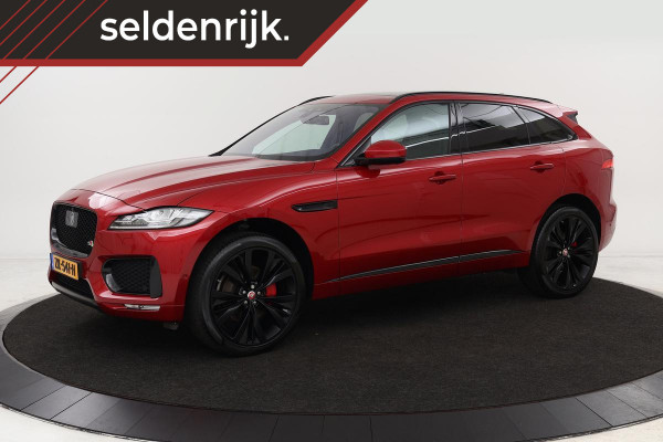 Jaguar F-Pace 3.0 V6 S AWD | Panoramadak | 360 Camera | Adaptive Cruise | Head-up | Trekhaak | Leder | Stoel Memory | Carplay | Keyless | Verwarmd stuurwiel