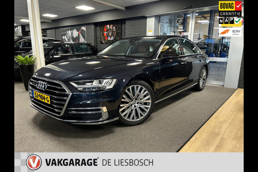 Audi A8 55 TFSI quattro / Leder / Navigatie / 20inch / B&O / stoel verwarming voor + achter.