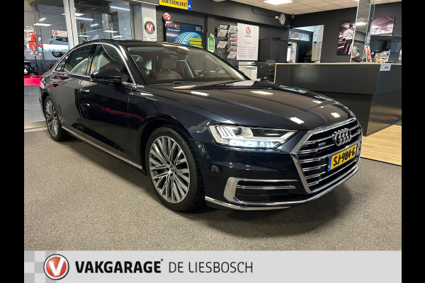 Audi A8 55 TFSI quattro / Leder / Navigatie / 20inch / B&O / stoel verwarming voor + achter.