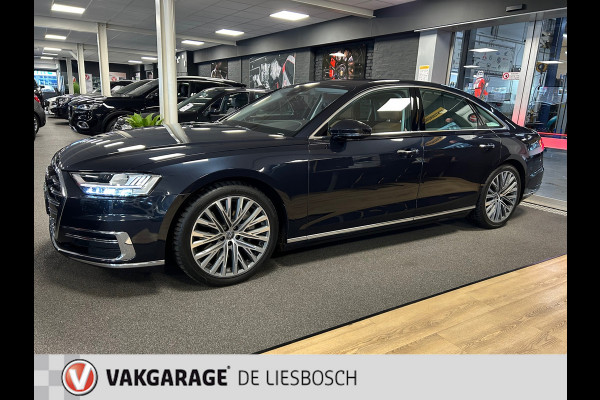 Audi A8 55 TFSI quattro / Leder / Navigatie / 20inch / B&O / stoel verwarming voor + achter.