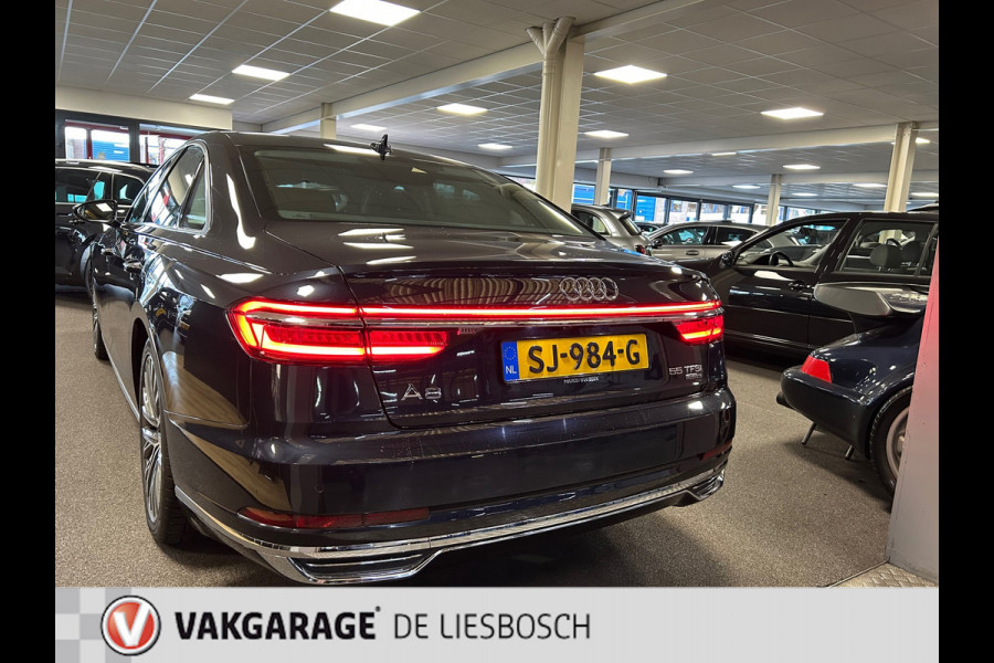 Audi A8 55 TFSI quattro / Leder / Navigatie / 20inch / B&O / stoel verwarming voor + achter.