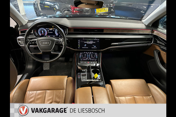 Audi A8 55 TFSI quattro / Leder / Navigatie / 20inch / B&O / stoel verwarming voor + achter.