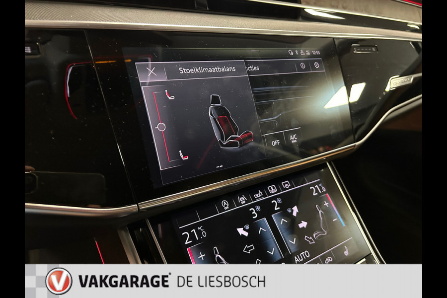 Audi A8 55 TFSI quattro / Leder / Navigatie / 20inch / B&O / stoel verwarming voor + achter.