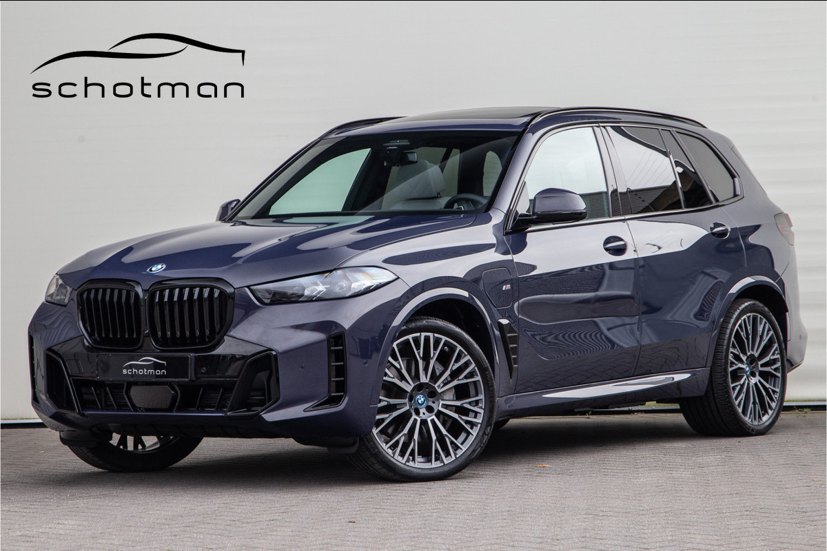 BMW X5 xDrive50e M-Sportpakket, Panorama, Harman-Kardon, Sepia Blue, Trekhaak 2024