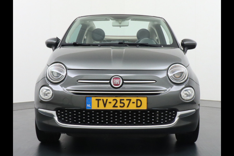 Fiat 500C 1.2 AUT-5 Cabrio Ecc Multimedia Bluetooth Pdc Elec.ramen/spiegels Led Lmv 15" Isofix Achterbank Neerklapbaar ABS ASR EURO6