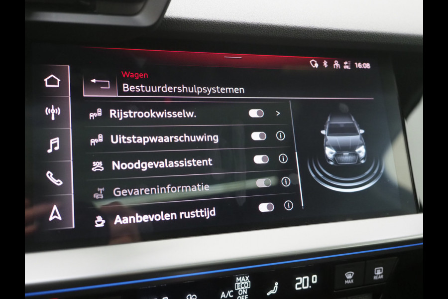 Audi A3 Sportback 40 TFSI e 204PK | Panoramadak | Leder | Adaptive Cruise | Keyless | Camera | Carplay