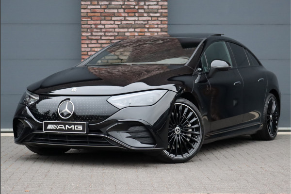 Mercedes-Benz EQE 500 4MATIC AMG Line 91 kWh | Hyperscreen | Achterasbesturing | Airmatic | Distronic+ | Stoelventilatie | Massage | Verwarmd Stuurwiel | Burmester | Digital Light | Panoramadak |