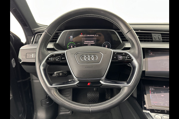 Audi e-tron 50 Quattro Launch Edition Black S-Line-Sportpack 71 kWh [ 3-Fase ] (INCL-BTW) *PANO | LEATHER-MICROFIBRE | ADAPTIVE-CRUISE | FULL-LED | AIR-SUSPENSION | DIGI-COCKPIT | MEMORY-PACK | CAMERA | NAVI-FULLMAP | TOWBAR | SHIFT-PADDLES | SPORT-SEATS | 20''ALU *