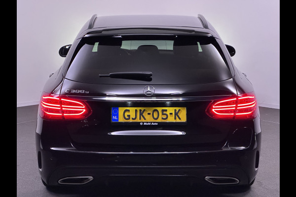 Mercedes-Benz C-Klasse Estate 300 e AMG Night pakket Plug in Hybrid 320pk PHEV | Lederen Sportstoelen | Trekhaak af Fabriek | Widescreen Navi | Apple Carplay |