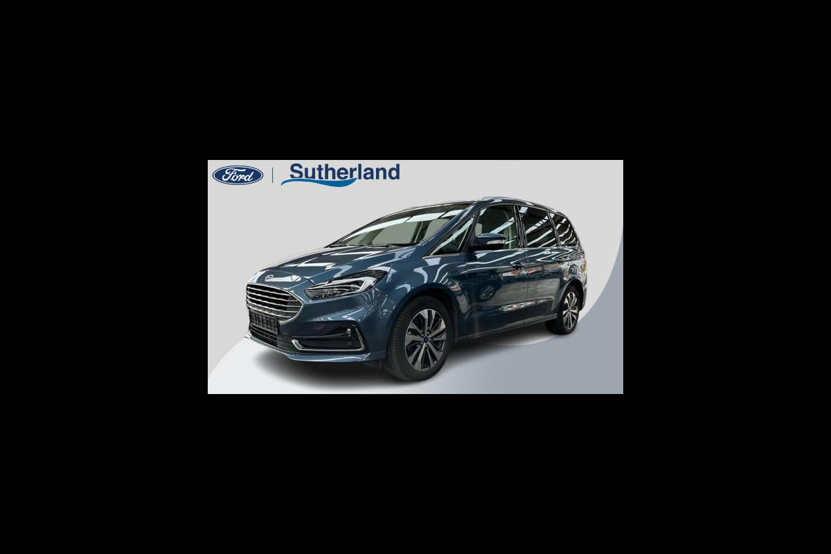 Ford Galaxy 2.5 FHEV Hybride Titanium 190pk 7 pers | Adaptieve Cruise | Trekhaak Afneembaar | 1.500kg trekgewicht | Memory functie stoelen | Vol leder | Verlengde fabrieksgarantie tot 03-2027