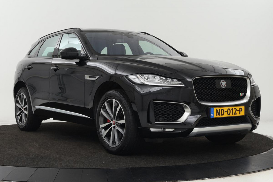 Jaguar F-Pace 3.0 S AWD 30d | Panoramadak | Head-Up | Trekhaak | Stoelverwarming | Leder | Meridian | Keyless | Camera | Navigatie