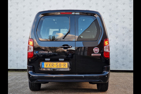 Fiat E-Doblò 136 L2 50 kWh 5 Persoons | ex BTW | | Android auto / Apple Carplay | Clima | Navi | PDC | Stoelverwarming | Cruise | Licht- en Regensensor |