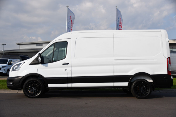 Ford Transit 350 2.0 TDCI L3H2 PB Edition Cruise, Carplay, Automaat, 130PK, Stoelverwarming, Trekhaak, Multimedia, NAVI, UNIEK!