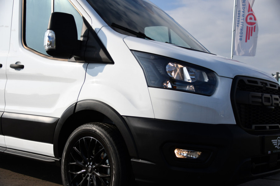 Ford Transit 350 2.0 TDCI L3H2 PB Edition Cruise, Carplay, Automaat, 130PK, Stoelverwarming, Trekhaak, Multimedia, NAVI, UNIEK!