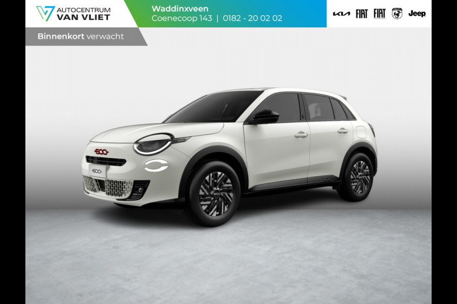 Fiat 600E RED 54 kWh | Clima | Adapt. Cruise | 16" | PDC | Apple Carplay