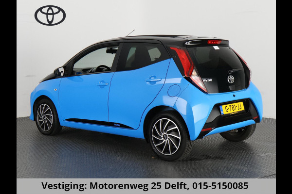 Toyota Aygo 1.0 VVT-i X CABRIOLET BITONE AUTOMAAT BIJNA 2020.AIRCO.CARPLAY NAVIGATIE.GARANTIE TOT 10-2029